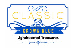 WELCOME TO CLASSIC CROWNE BLUE - LIGHT HEARTED TREASURES -Classic and fun-fashionable clothing, Jewelry, accessories, hats, purses and custom made T-Shirts and Face mask