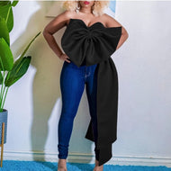 Bow Irregular Top