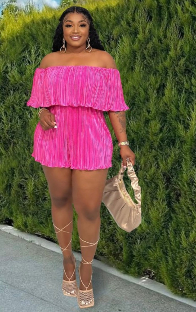Off Shoulder Romper