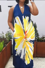 Load image into Gallery viewer, Floral Halter Dress
