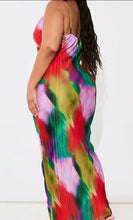 Load image into Gallery viewer,   Tie Dye Cowl Neck Bodycon Dress
