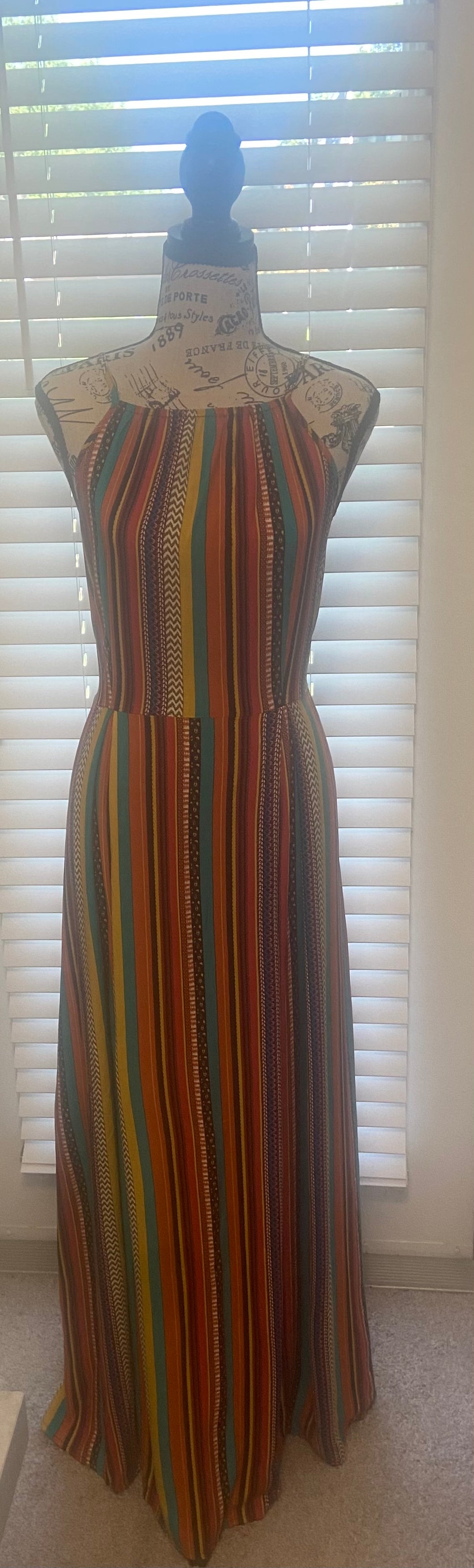 Multicolored Maxi Dress
