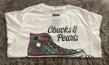 Load image into Gallery viewer, Plus Size Chuck &amp; Pearls T-Shirt
