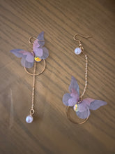 Load image into Gallery viewer, Butterfly Charm Drop Earrings 
