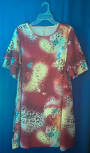 Load image into Gallery viewer, Tie Dye Flounce Sleeve Tunic Dress
