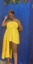 Load image into Gallery viewer, Pleated Yellow Maxi Dress
