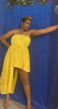 Load image into Gallery viewer, Pleated Yellow Maxi Dress

