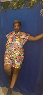 Printed Short Set