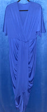 Load image into Gallery viewer, Irregular Hem Blue Maxi Dress

