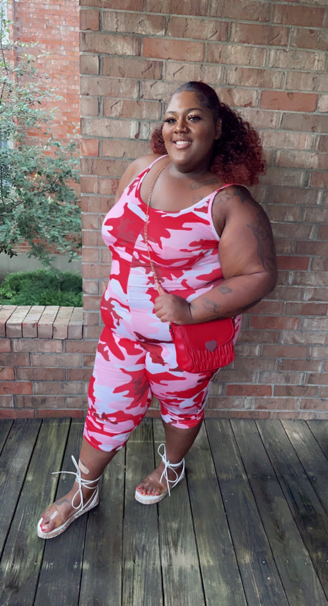 Pink Camo Jumpsuit