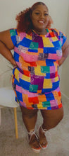 Load image into Gallery viewer, Patchwork Mini Dress
