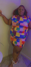 Load image into Gallery viewer, Patchwork Mini Dress
