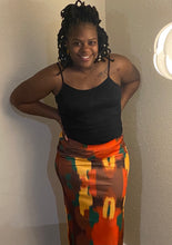 Load image into Gallery viewer, Color Block African Skirt
