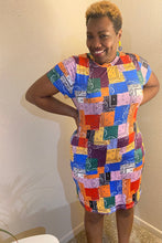 Load image into Gallery viewer, Patchwork Mini Dress

