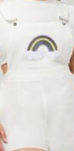Load image into Gallery viewer, White Overall Romper
