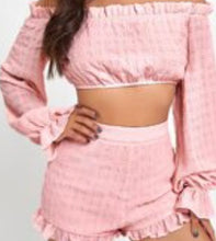 Load image into Gallery viewer, Off Shoulder Top &amp; Shorts
