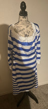 Load image into Gallery viewer, Striped Plus Size Long Sleeve Dress
