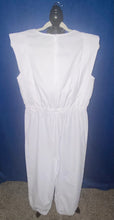 Load image into Gallery viewer, Sleeveless Drawstring Waist Casual Jumpsuit (White)
