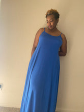 Load image into Gallery viewer, Solid Color Spaghetti Strap Maxi Dress

