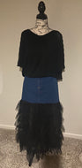 Women's Patchwork Ruffle Sexy Skirt