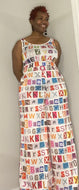 Letter Print Jumpsuit
