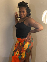 Load image into Gallery viewer, Color Block African Skirt
