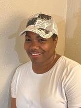Load image into Gallery viewer, Newspaper Print Baseball hat
