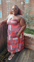 Load image into Gallery viewer, Patchwork Print Slip Dress
