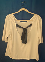 Load image into Gallery viewer, Tie Back Scoop Neck Blouse
