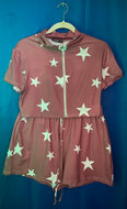 Star Print Short Set