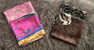 Multi Color Satin Scarf