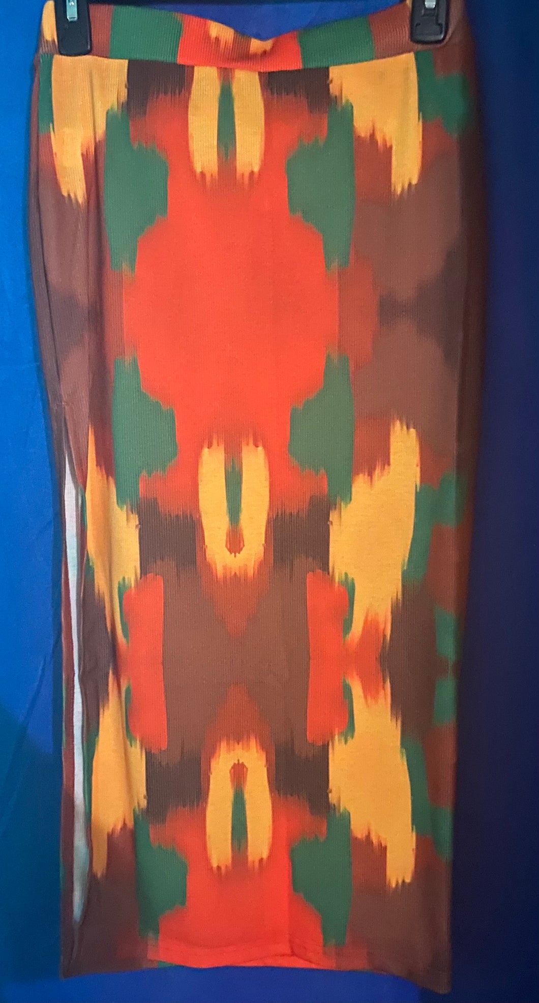 Color Block African Skirt