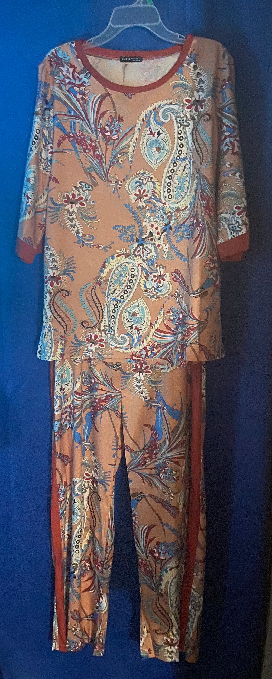 Paisley Pants Set