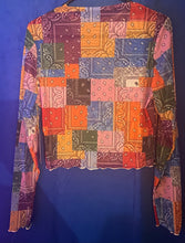 Load image into Gallery viewer, Active Wear Patchwork Mesh Top

