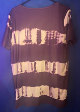 Load image into Gallery viewer, Tie Dye Striped Round Neck Blouse
