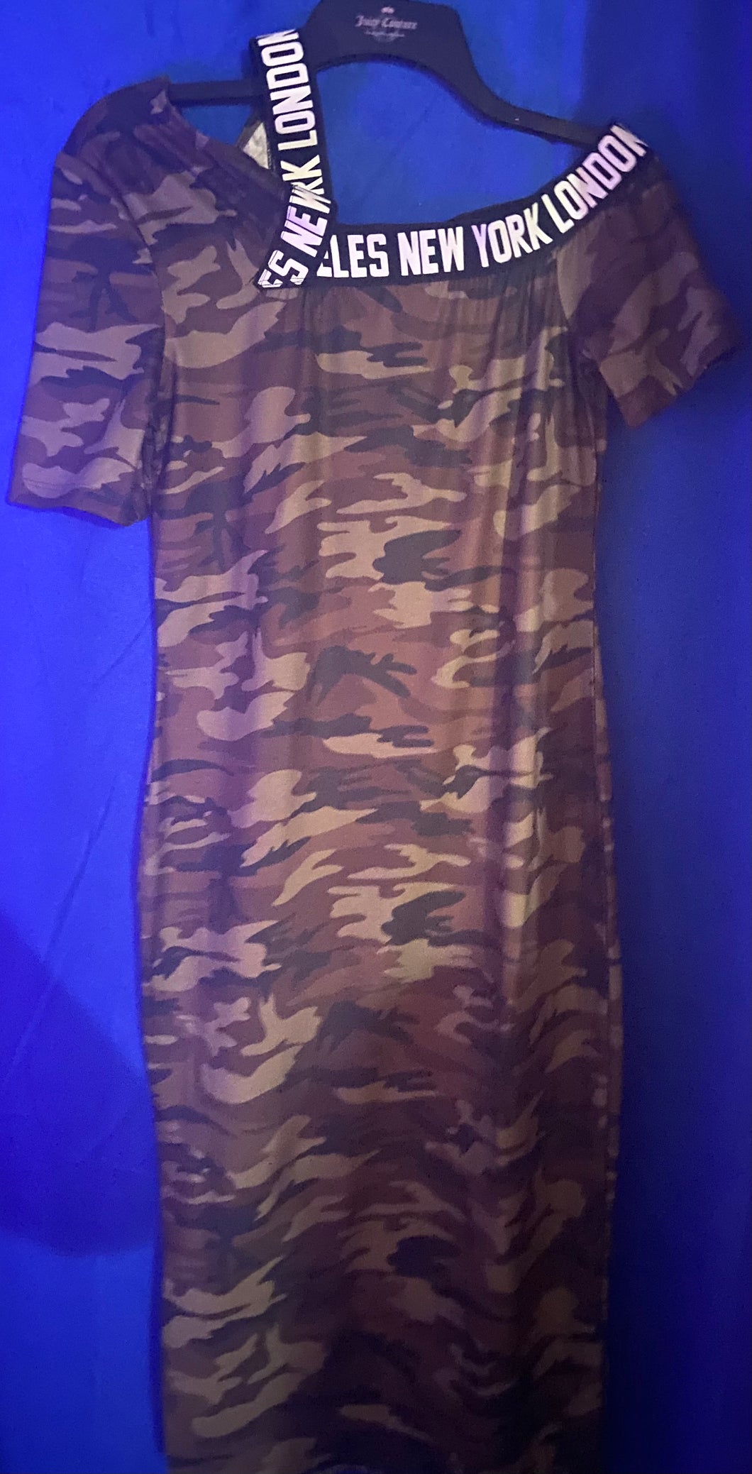 Asymmetrical Camo Summer dress