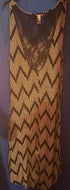 Chevron High Low Dress