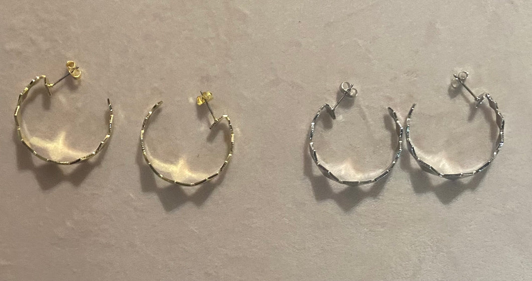Open Hoop Earrings