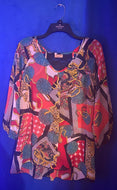 Multi Chain Print Blouse