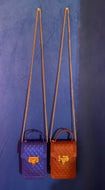 PVC Crossbody Purse With Chain