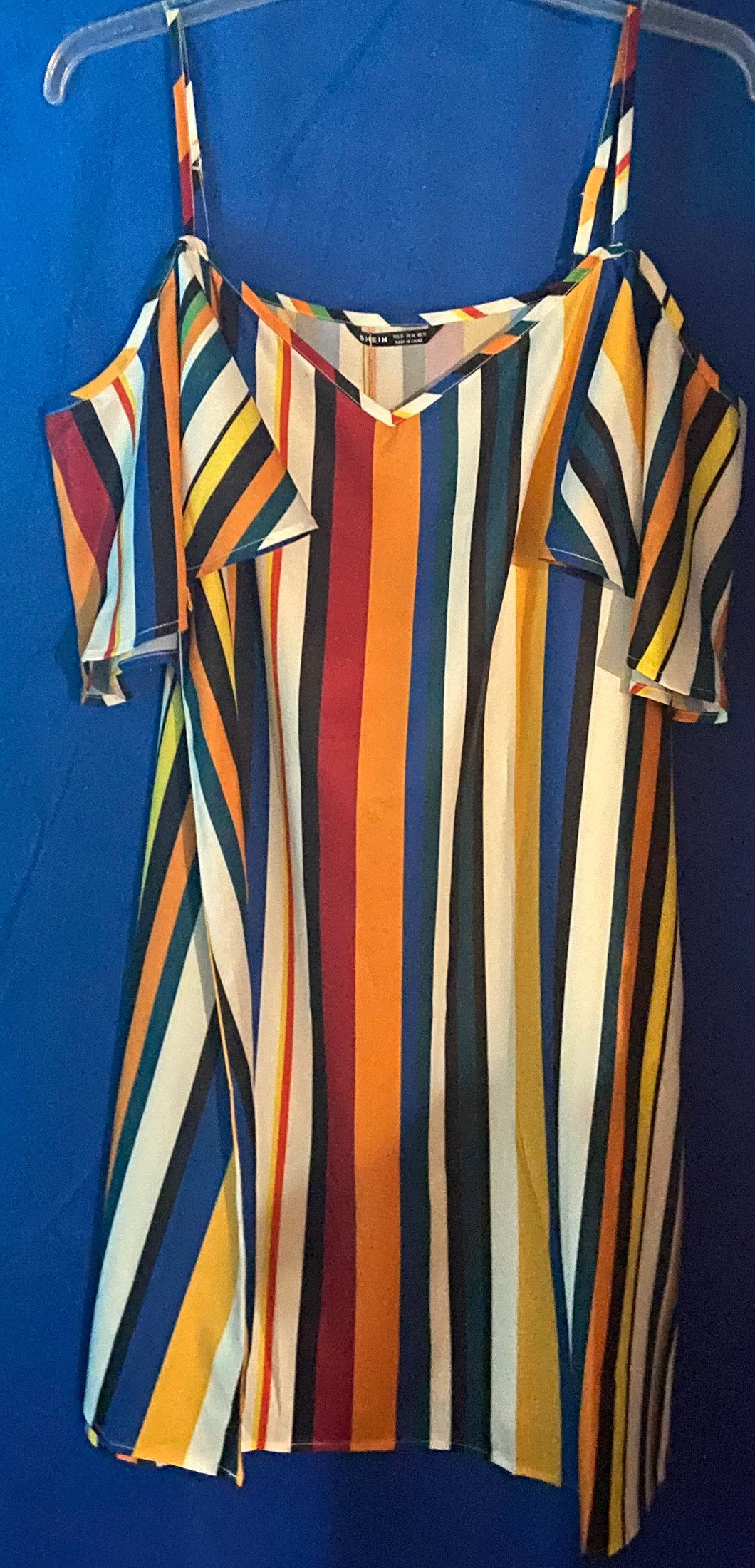 Striped Color Block Dress