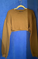 Plus Cropped Sweatshirt