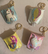 Little Girls Hand Sanitizer  With Holder