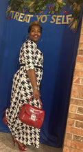Load image into Gallery viewer, Houndstooth Maxi Dress
