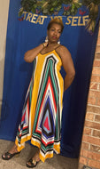 Geometric Maxi Dress